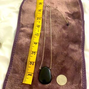 925 black onyx necklace